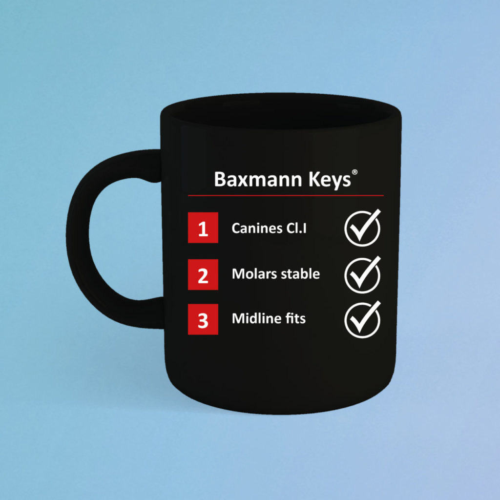 Tasse Baxmann Keys Fanartikel Schwarz